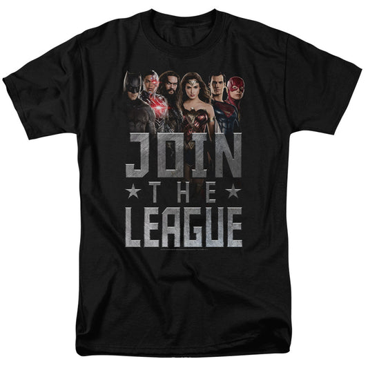 Justice League Movie Join The League Mens T Shirt Black Officially Licensed