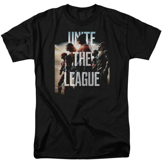 Justice League Movie Dawn Mens T Shirt Black Officially Licensed
