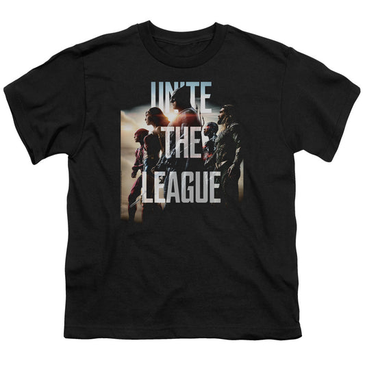 Justice League Movie Dawn Kids Youth T Shirt Black Officially Licensed