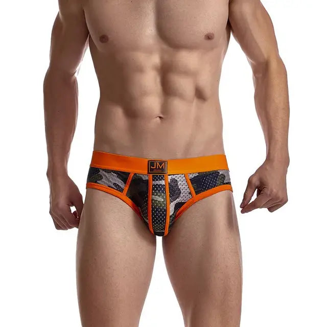 JOCKMAIL Men's Briefs Underwear Orange