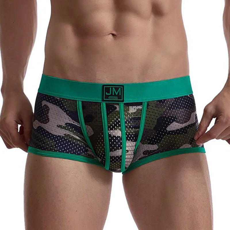 JOCKMAIL Men's Briefs Underwear Green JM463