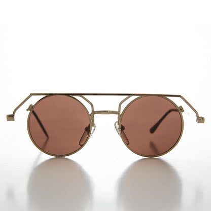 90s Round Steampunk Goth Vintage Sunglass - Joker