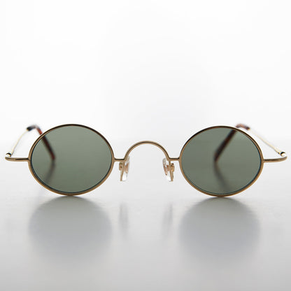 Micro Frame Oval Spectacle Vintage Sunglass - Joseph