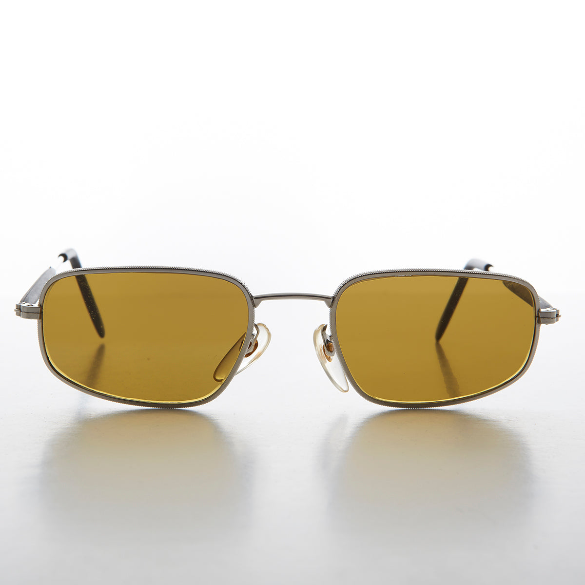 Rectangular Glass Lens Vintage Sunglass - Justin