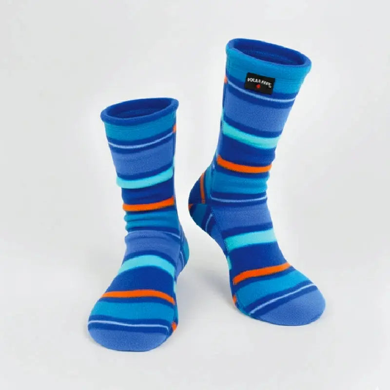 Polar Feet Fleece Socks - Jazz Stripes