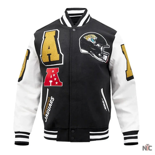 Jacksonville Jaguars Mashup Varsity Jacket