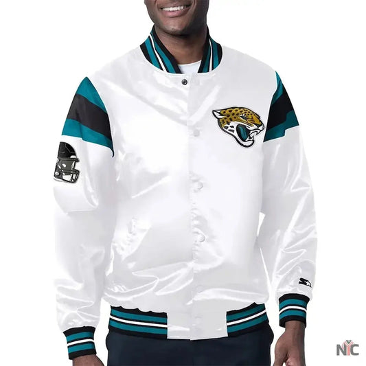 Jacksonville Jaguars Midweight Satin Jacket