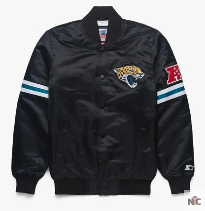 Jacksonville Jaguars Satin Varsity Jacket