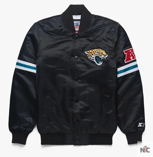 Jacksonville Jaguars Satin Varsity Jacket
