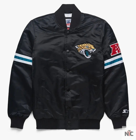 Jacksonville Jaguars Satin Varsity Jacket