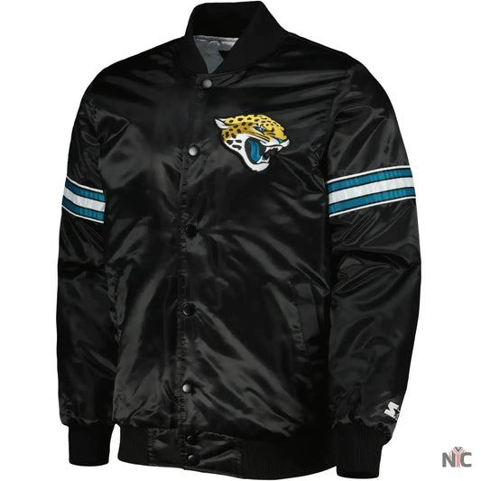 Jacksonville Jaguars Starter The Pick and Roll Satin Jacket