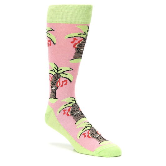 Jammin' Musical Palm Tree - USA Made Men's Dress Socks