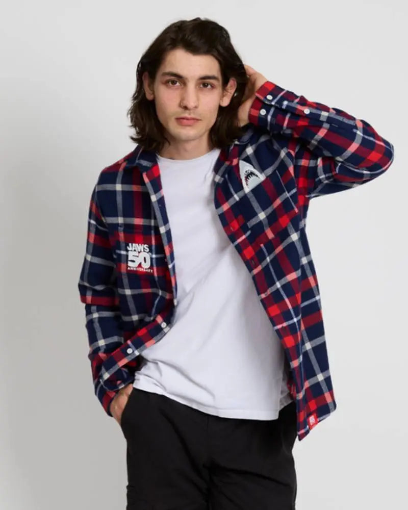 Jaws Anniversary Flannel