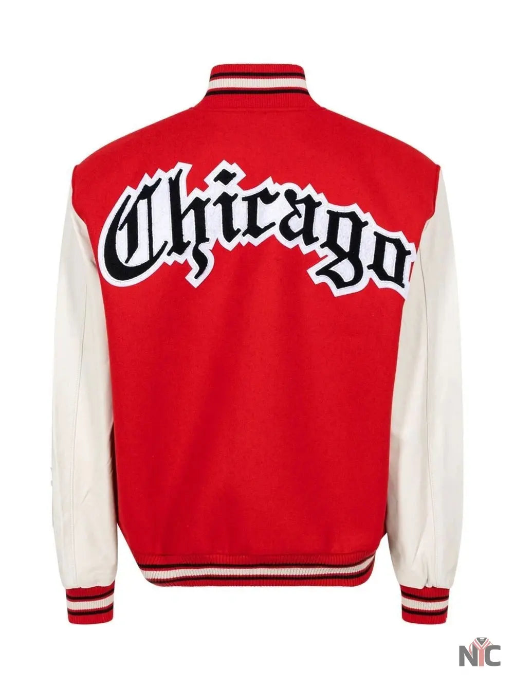 Jeff Hamilton Chicago Bulls Red And White Jacket
