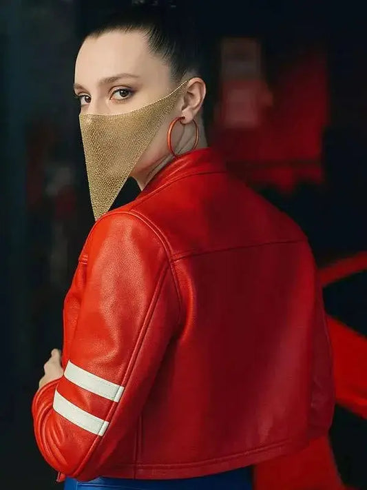 Jenna Gilmer Fuel to Our Fire 2025 Leather Jacket