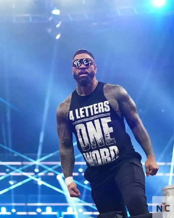 Jey Uso Monday Night RAW Black Tank Top