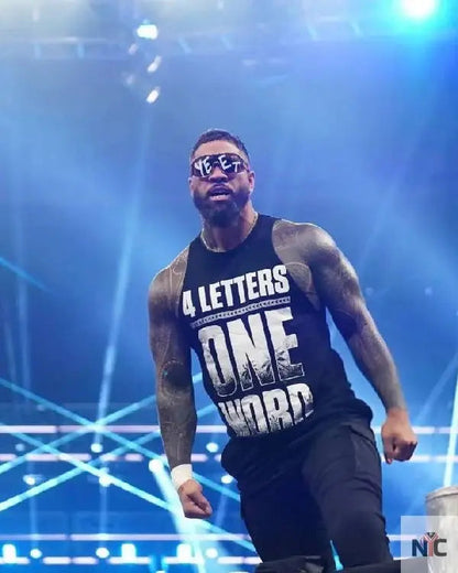 Jey Uso Monday Night RAW Black Tank Top