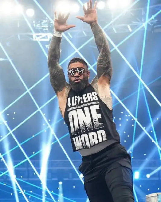 Jey Uso Monday Night RAW Black Tank Top
