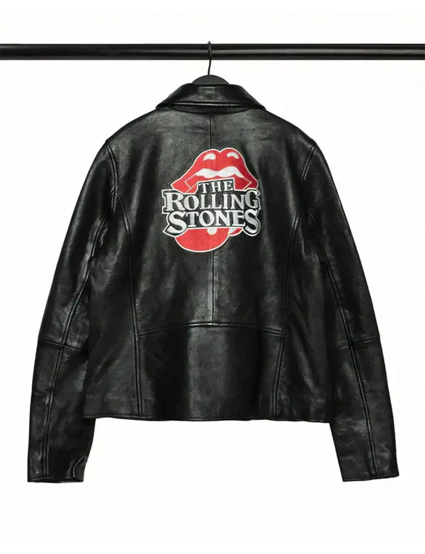Jfk Stadium Rolling Stones Leather Jacket