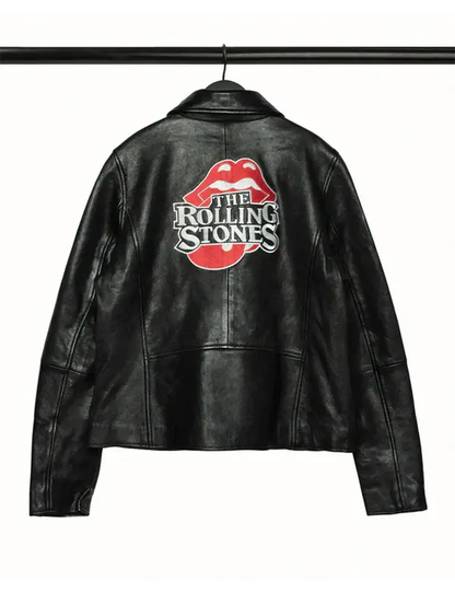 Jfk Stadium Rolling Stones Leather Jacket