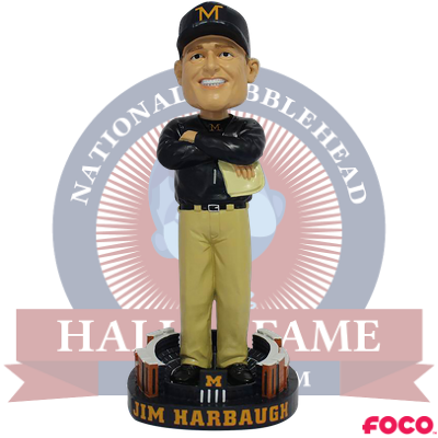 Jim Harbaugh Michigan Wolverines Coach Bobblehead