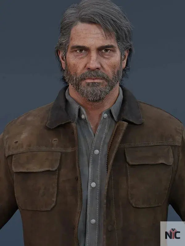 Joel Miller The Last of Us Brown Leather Jacket