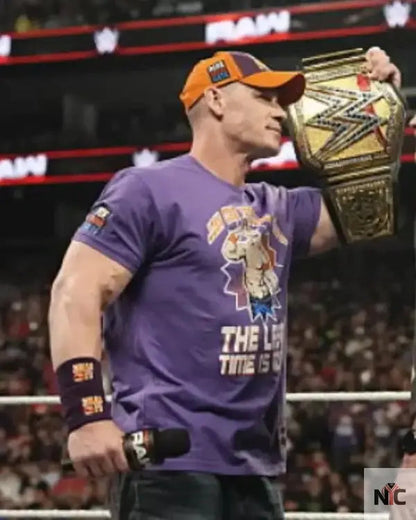 John Cena Monday Night RAW Purple T-Shirt