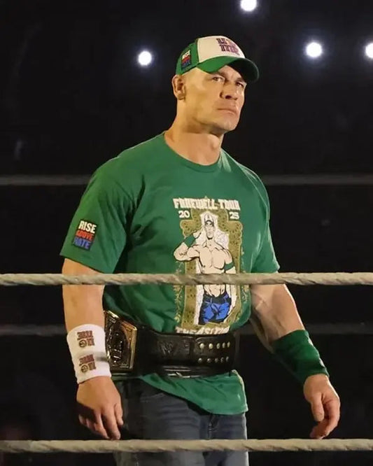 John Cena WWE Night Of Champions Green Shirt