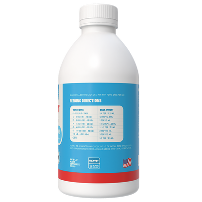 UBAVET Joint Power MEG Maximum Joint Support Liquid for Dogs & Cats