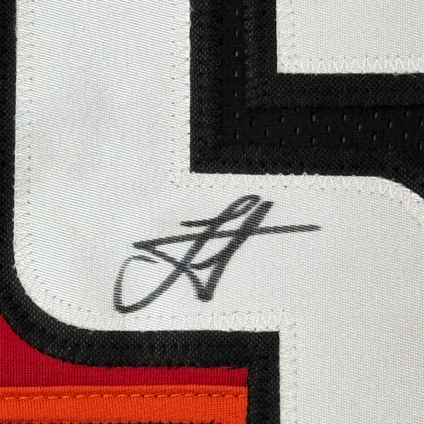 Framed Autographed/Signed Nikola Jokic 35x39 Denver Black Rainbow Basketball Jersey JSA COA