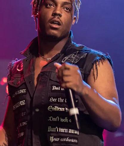 Juice Wrld Black Vest