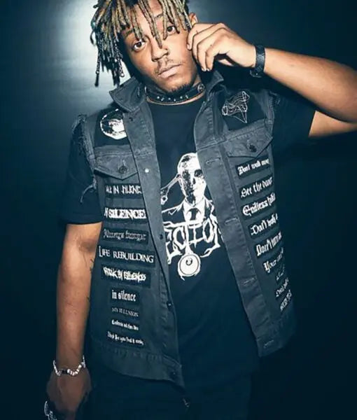 Juice Wrld Black Vest