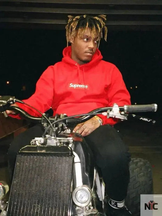 Juice Wrld Supreme Red Hoodie