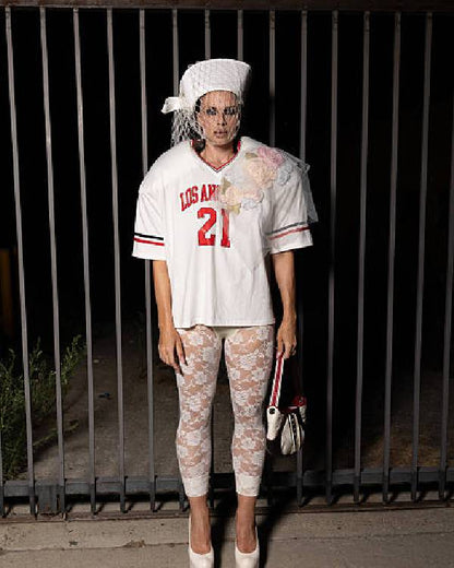 Julia Fox LA White Jersey