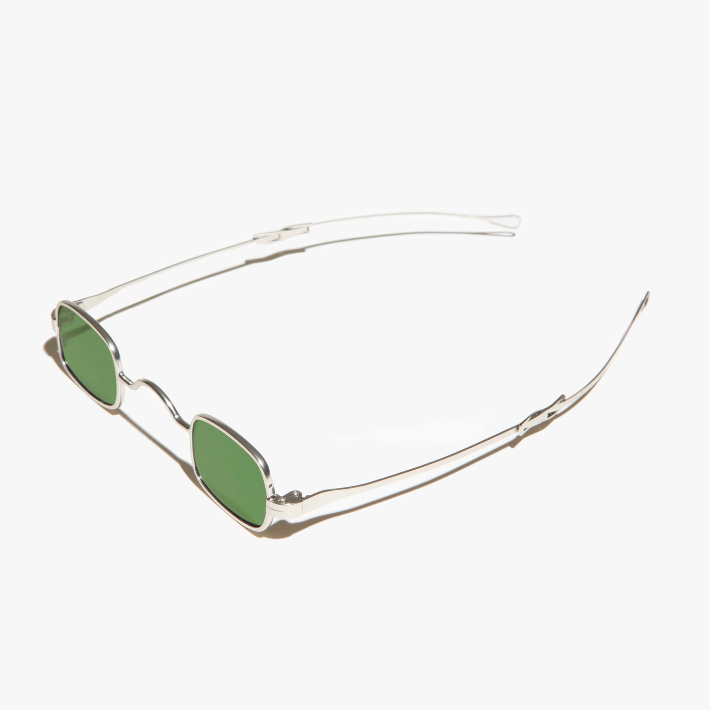 Tiny Rectangular Spectacle Sunglass with Sliding Temples - Kane