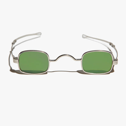 Tiny Rectangular Spectacle Sunglass with Sliding Temples - Kane