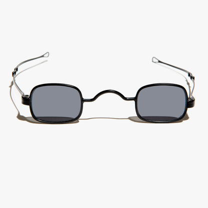 Tiny Rectangular Spectacle Sunglass with Sliding Temples - Kane