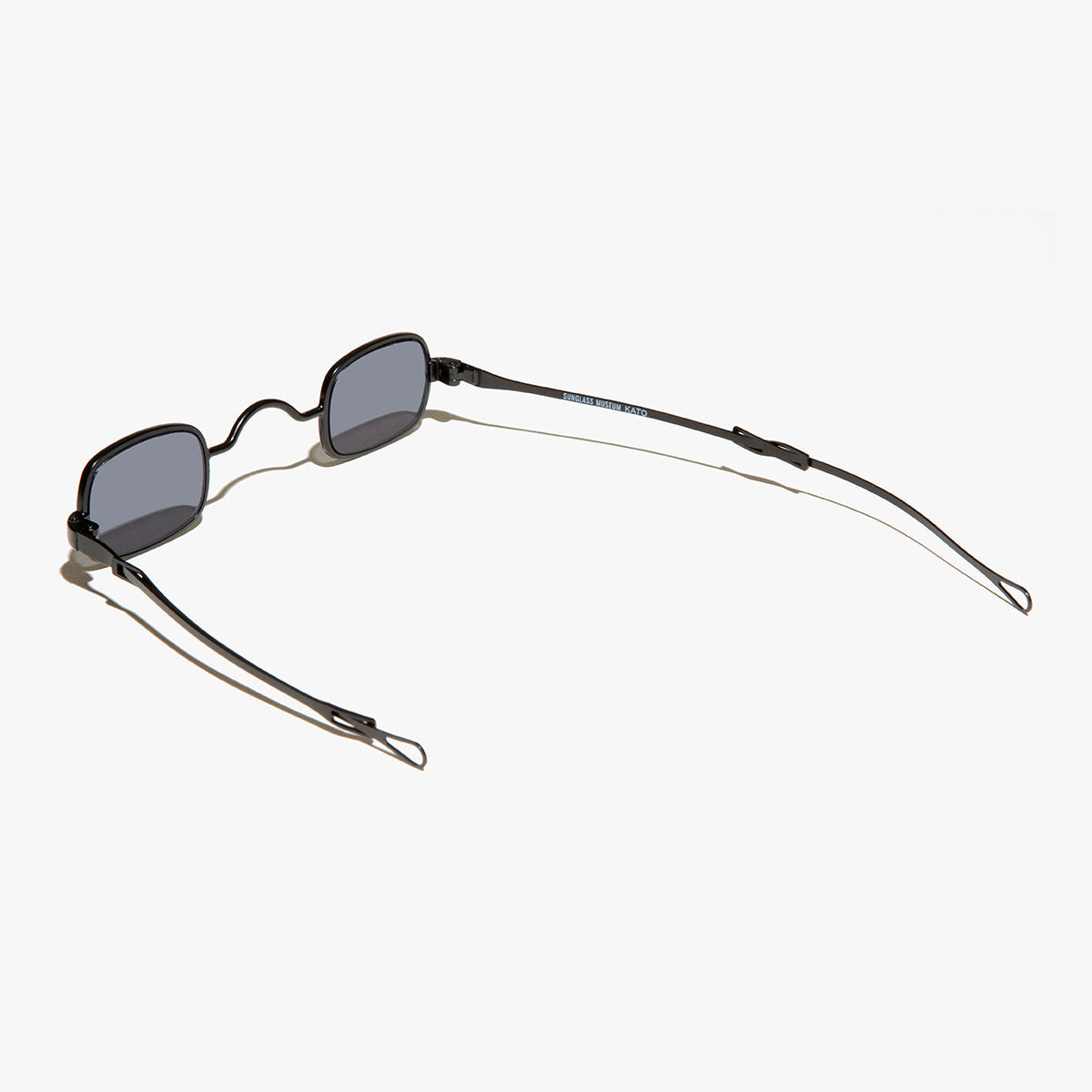 Tiny Rectangular Spectacle Sunglass with Sliding Temples - Kane