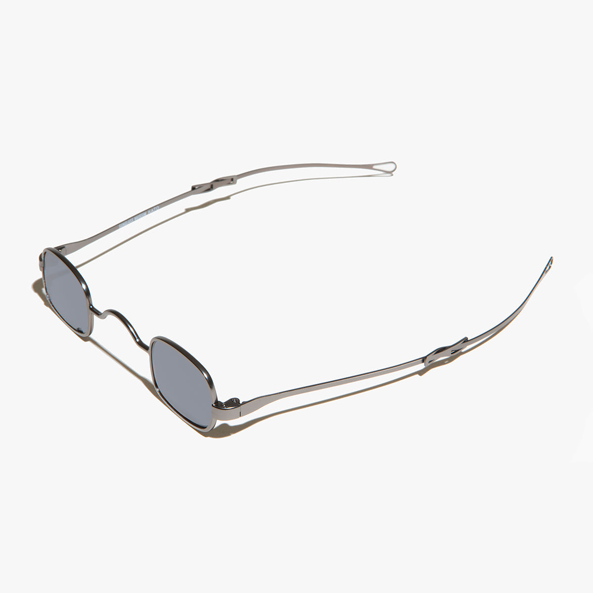 Tiny Rectangular Spectacle Sunglass with Sliding Temples - Kane