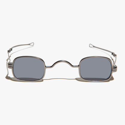 Tiny Rectangular Spectacle Sunglass with Sliding Temples - Kane