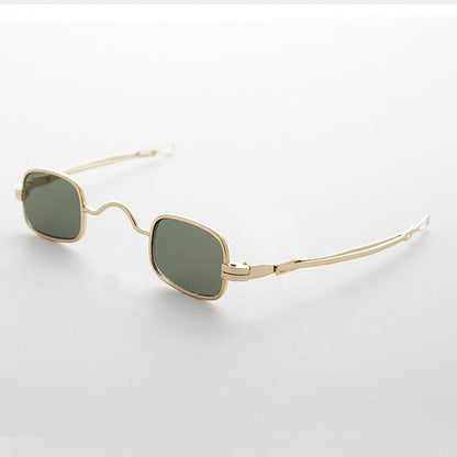 Small Square Spectacle Sunglass with Sliding Adjustable Temples