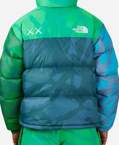 KAWS x The North Face Retro 1996 Nuptse Green Jacket