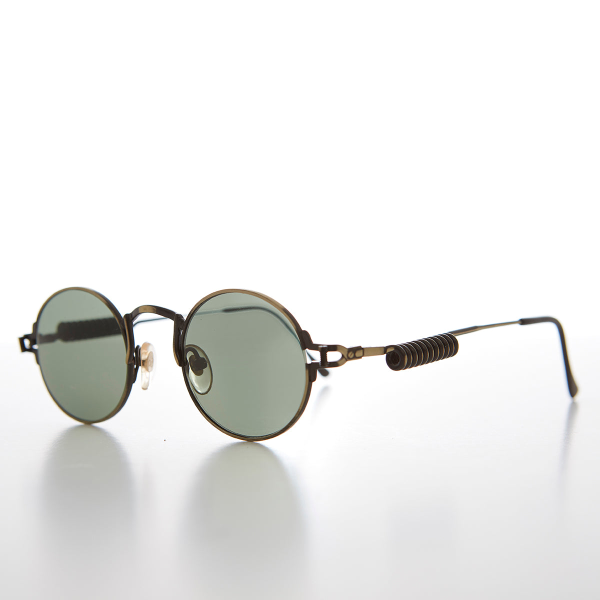 Coil Temple Metal Steampunk Vintage Sunglasses - Kink