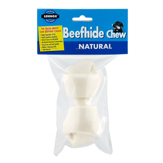 Lennox Premium Knotted White Bone (4-5 inch)