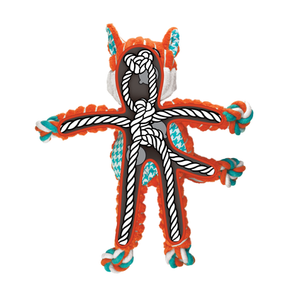 Kong Floppy Knots Fox Medium/Large