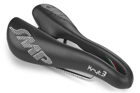 Selle SMP KRYT3 Criterium Saddle with Carbon Rails (Black)