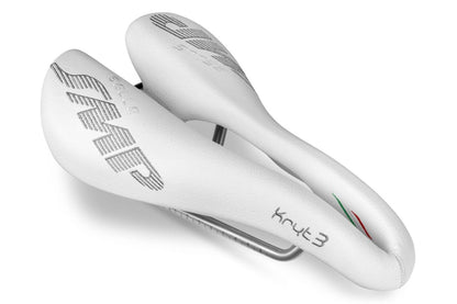 Selle SMP KRYT3 Criterium Saddle with Steel Rails (White)