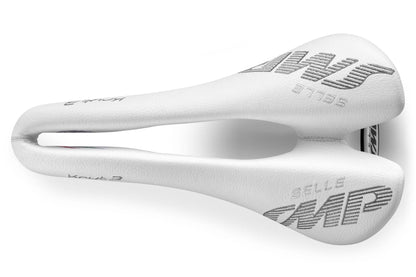 Selle SMP KRYT3 Criterium Saddle with Carbon Rails (White)