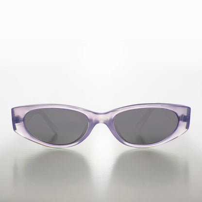 Edgy Rectangular Iridescent Vintage Sunglass - Kaile