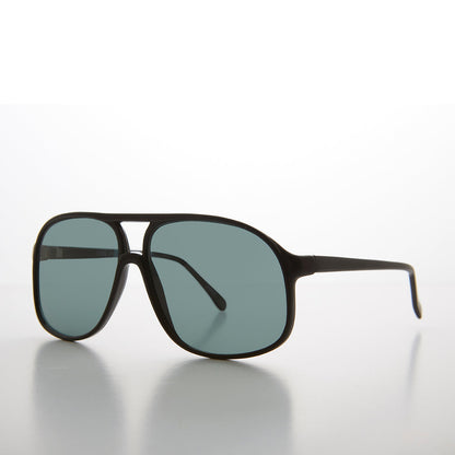 Large Square Polarized 80s Aviator Sunglass - Kyoto